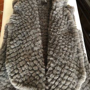Faux fur vest
